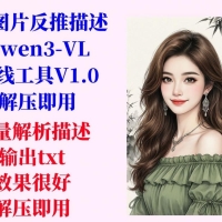 AI图片反推描述工具（Qwen3-VL）离线工具V1.0
